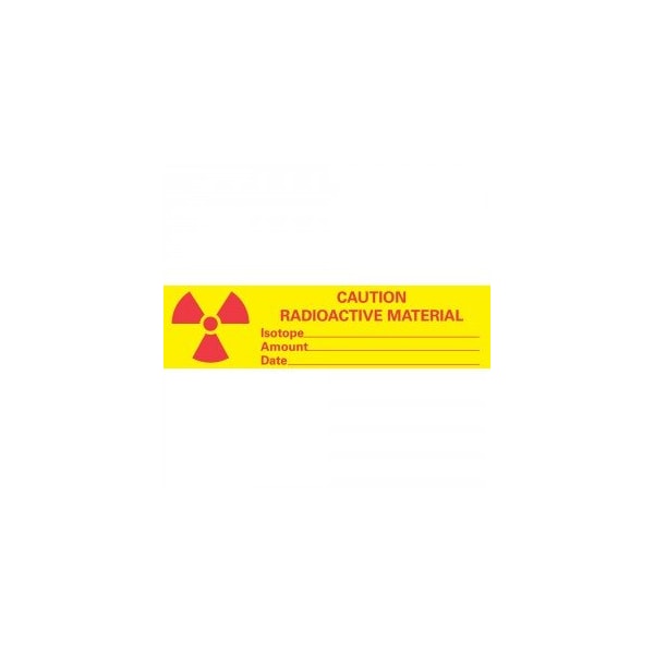 Precision Dynamics Caution Radioactive Material Labels, 167/rl 140045